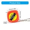 Tape Measure 1m Pocket Size Measuring Tool with Double Scale Portable Plastic Shell Auto Retractable