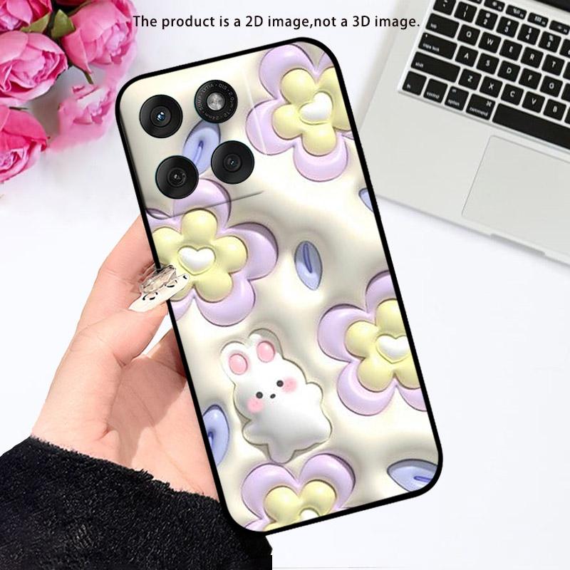 For Motorola Edge 60 Edge60s Pro Case Silicone Soft TPU Phone Cover For Moto Edge60Pro XT2507-1 Shockproof Fundas Cartoon Capa