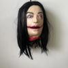Horror Halloween Hanging Long Haired Female Ghost Head For Ghost Setup House