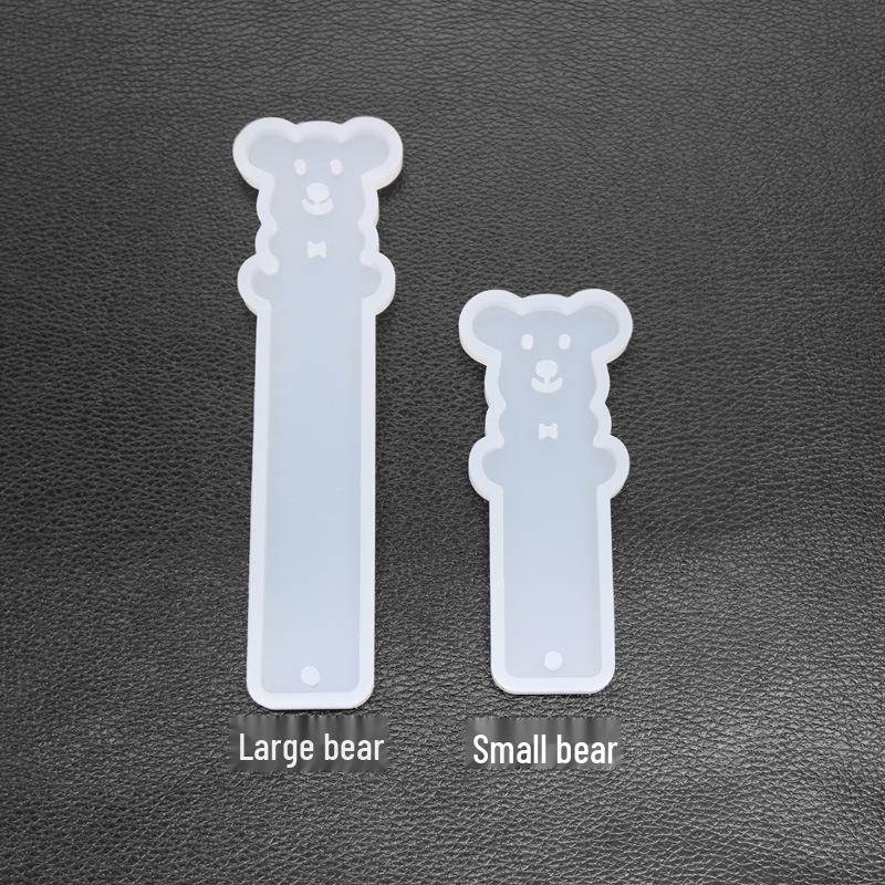 DIY Epoxy Crystal Fish Tail Bookmark Mold - Cute UV Resin Ruler & Mirror Mold for Jewelry
