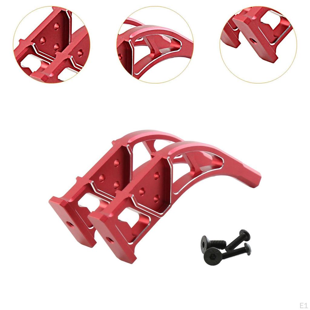 Aluminum Alloy Rear Wing Support Frame, Metal Lightweight Diffuser RC Car Part for