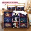Cartoon Pattern Bedding Quilt Set Quilt Cover Pillowcase Home Decoration Birthday Gift (1 * duvet cover + 2 * pillowcase, without core)