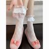 Mesh Fishnet Socks Breathable Lace Sock Fashion Ankle Socks  JK Lolita Kawaii