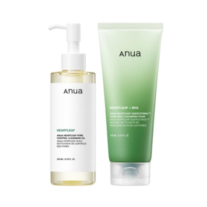 Anua Olejek Oczyszczający z Serdecznikiem 200ml + Pianka 150ml
