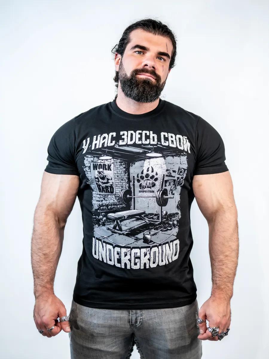 Men s oversized print T-shirt 2XL