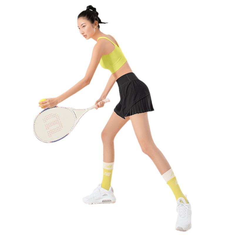 Women's Quick-Dry Elastic Sports Shorts Skirt for Yoga & Dance