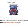 2GA Subwoofer Audio Cable 60 AMP Fuse Wiring Fuse Holder Wire Cable Copper Clad Aluminum Car Amplifier Cable Audio Modification