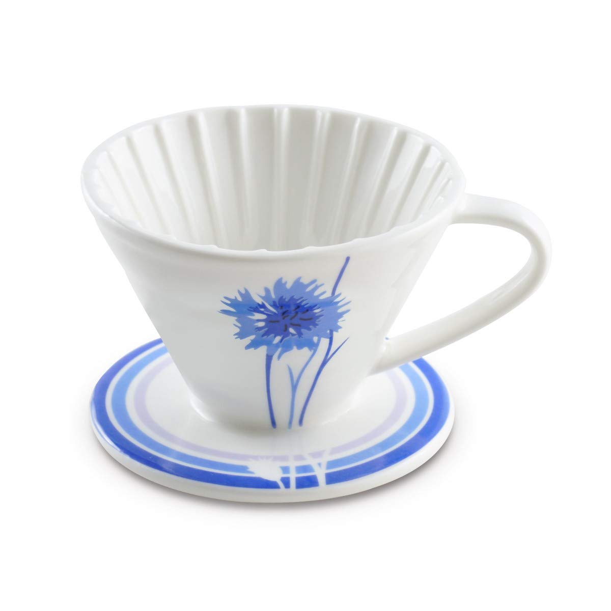 

BLUE BREW BB1001 Керамическая воронка для кофе, чашки василькового цвета, синие BB1002 1-4
