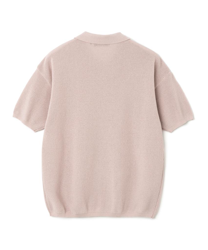 KNITTED Coolever Pk Short Sleeve Knit Tee Pink