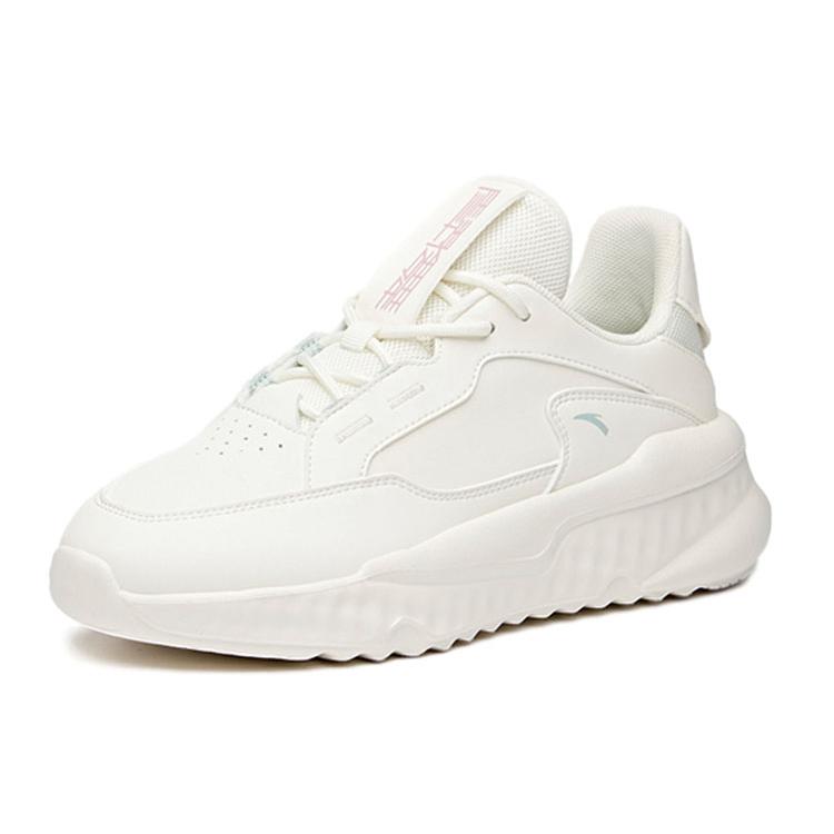 New Anta Unruly Series Cushioning Anti Slip Wear Resistant Breathability Low Top Sports Casual Shoes Women's White 122038842-5