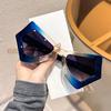Lunettes de Soleil Dégradé Papillon Protection UV - Style Influenceur Y2K