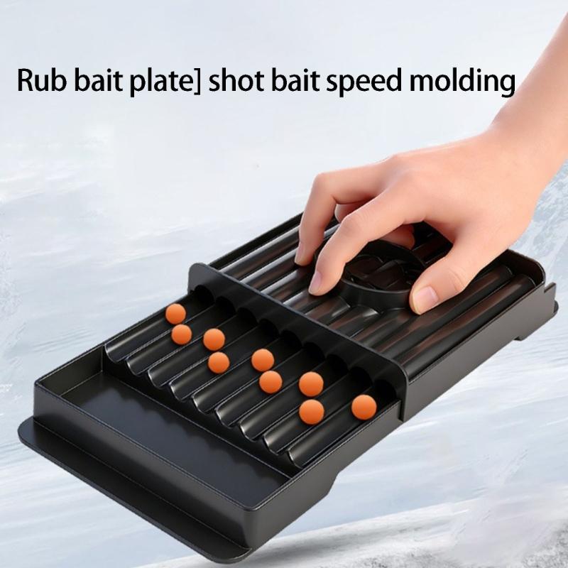 Fishing Baits Molding Tool Set Ergonomic Handle Carps Fishing Baitmaker Boilies Rolling Table for Easy Baits Shaping