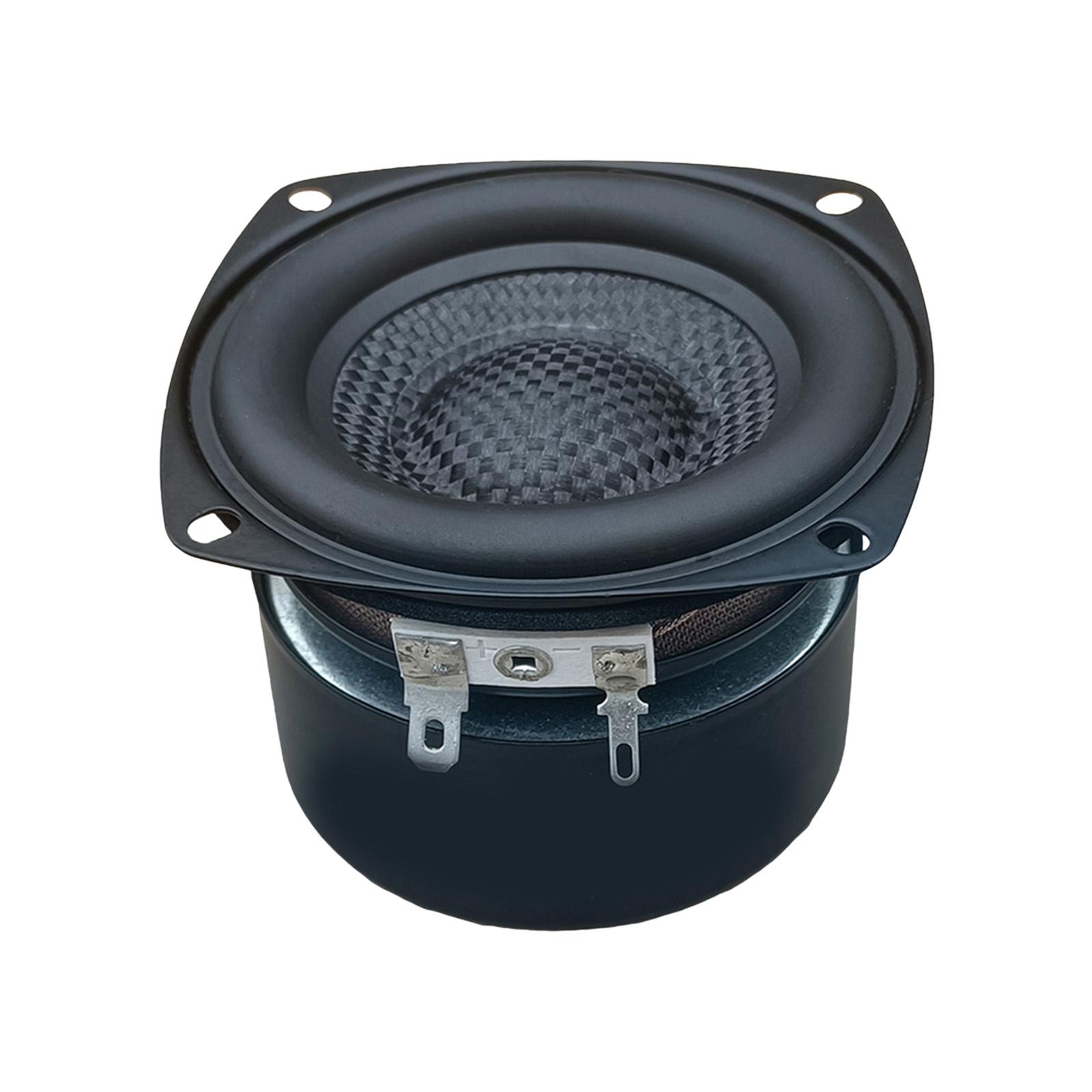 25W 4/8Ohm 3 Square Bass Speaker With Glass Fiber Woven Cones Strong Constructin 86dB Sensitivity