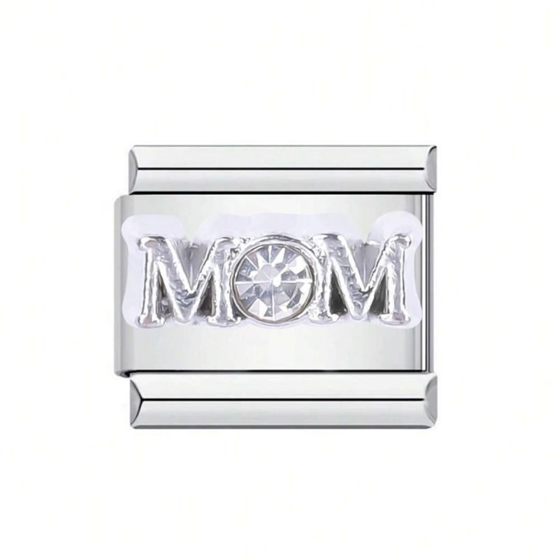 Stylish Heart Letter Bracelet Modular Elements In Stainless Steel Designed For Fashion Enthusiasts And DIY Lovers