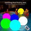 16 Colors Floating Pool Lights 90cm Large Inflatable Pool Beach Ball For Water Pool Party Outdoor Balloon LED Garden Ball Light