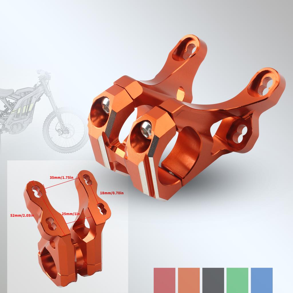 Motorrad Riser Frontlenkerhalterung CNC Aluminium für Surron Light Bee X Modifizierte Teile Pit Dirt Bike Motocross Zubehör