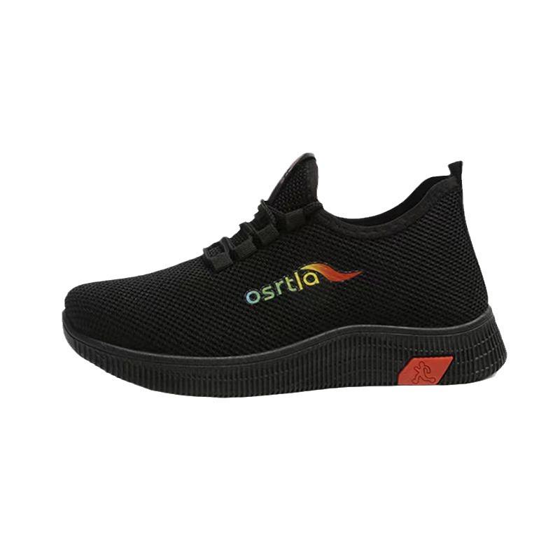 Pantofi de sport ocazional pentru femei Pantofi sport pentru femei, alb, în aer liber, plasă respirabilă, pantofi de alergare negri, pantofi de tenis pentru jogging.