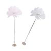 Ostrich Plume Floor Lamp Iron Art 61 Inch LED USB Stepless Dimmable Modern Decorative Standing Lamp 