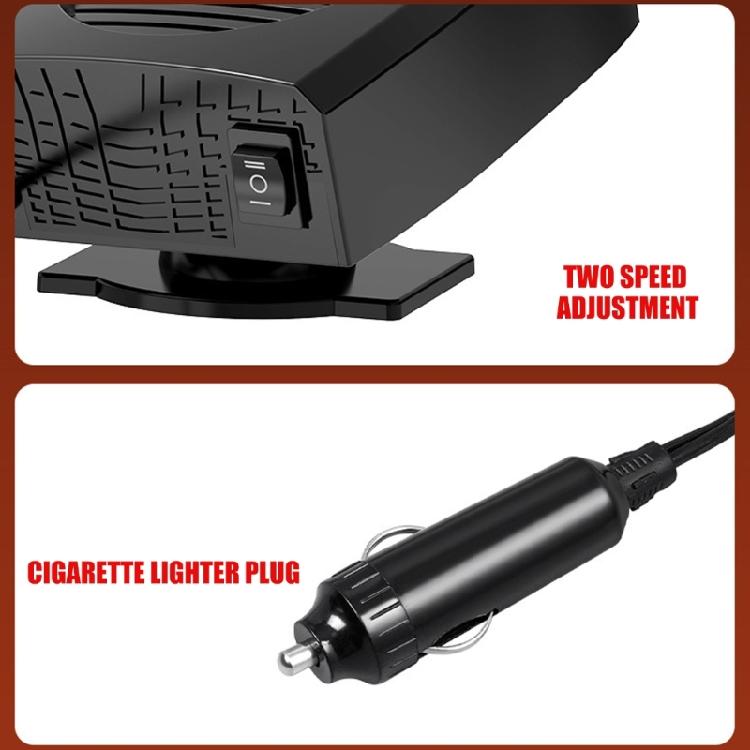 Multifunction  12V/24V Car Heater & Cooling Fan Windshield Demister Fast Heating Vehicle Device for Quick  Window Clearness