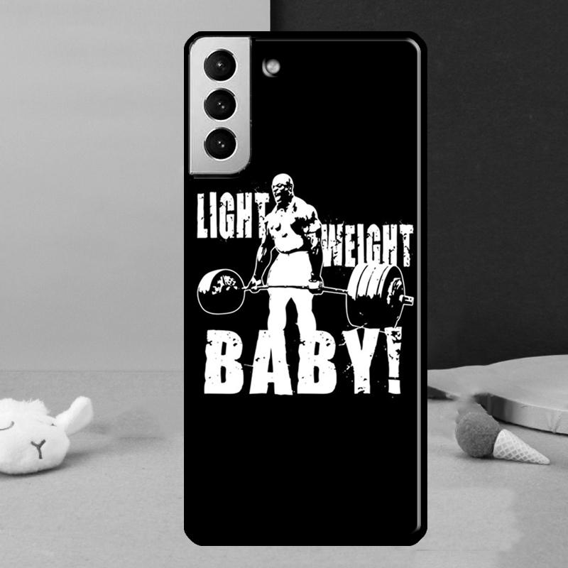 Workout Motivation Fitness Gym Quotes Phone Case For Samsung Galaxy S25 Ultra S24 Ultra S9 S10 S20 S21 S22 Plus S23 S24 FE Cover