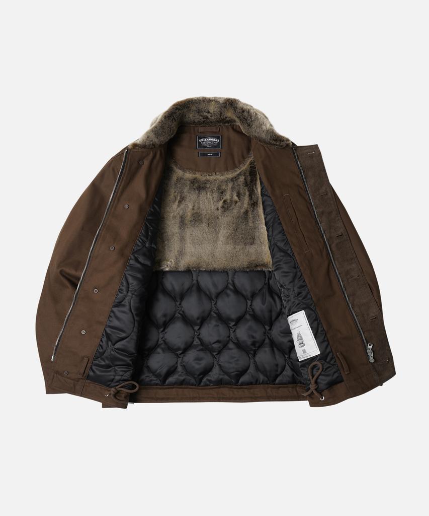 Frizmworks Edgar N-1 Deck Jacket _ Brown