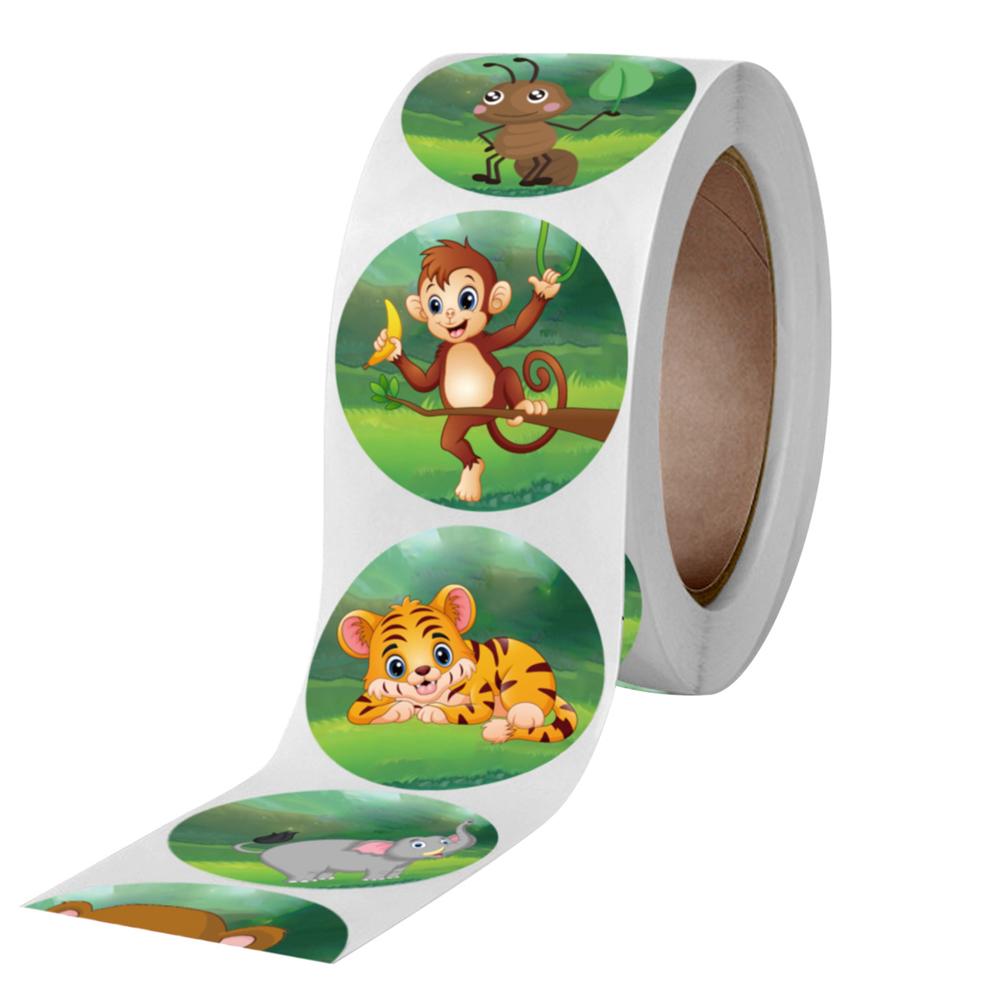 500pcs Zoo Animals Cartoon Stickers for Kids