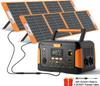 Flashfish J1000plus+2TSP100 Portable Power Station and Portable Solar Panel