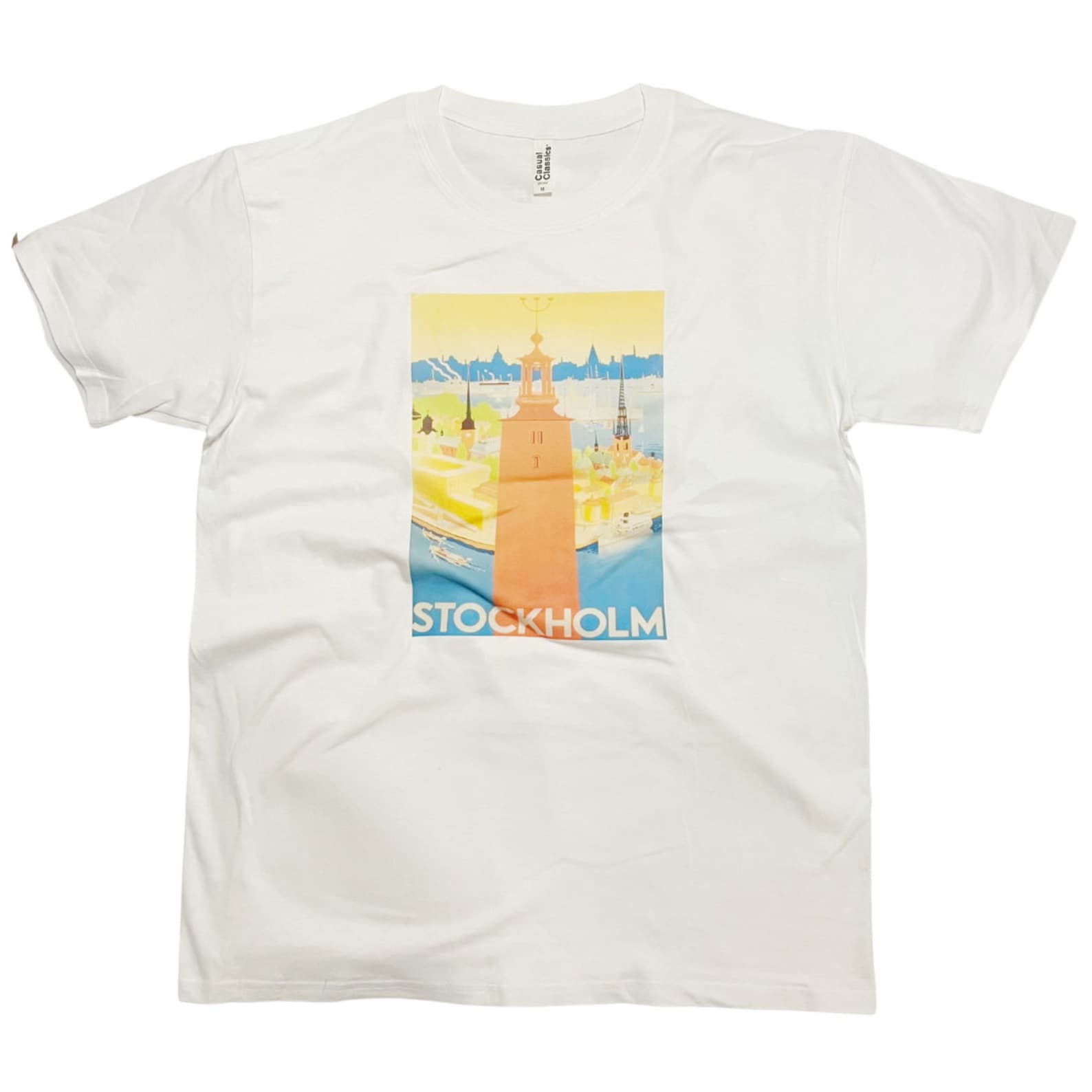 Stockholm Sweden Vintage Travel Poster T-Shirt XL