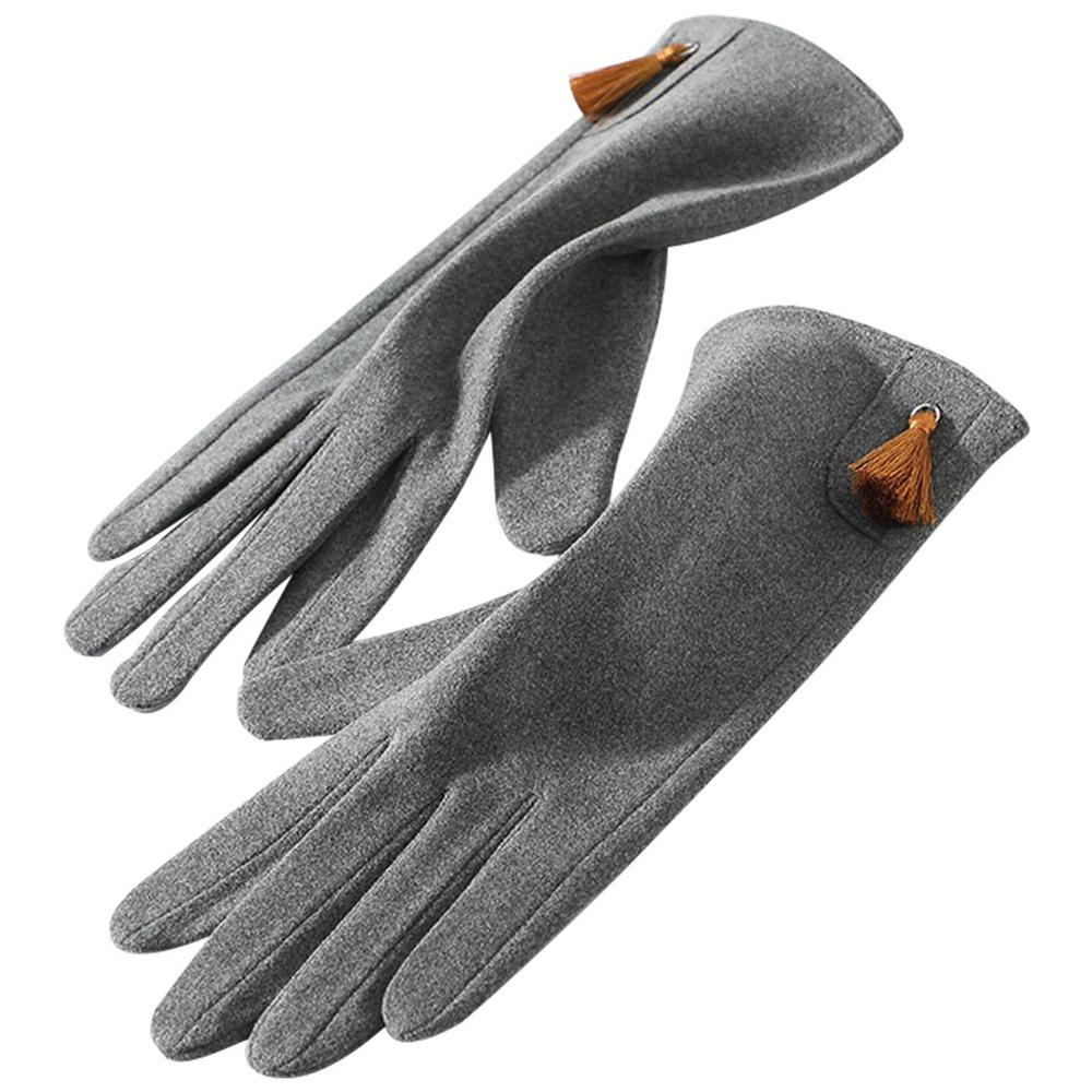 Winter-Touchscreen-Handschuhe für Damen Touchscreens Bequeme gefütterte Anti-Rutsch-Handschuhe Herbst und Winter Verdickt Warm Outdoor