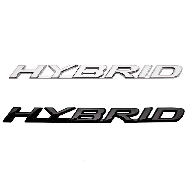3D Metal HYBRID Logo Rear Trunk Fender Door Emblem Badge Car Sticker Decals for RX350 NX200 ES300 IS300 LX470 LX570