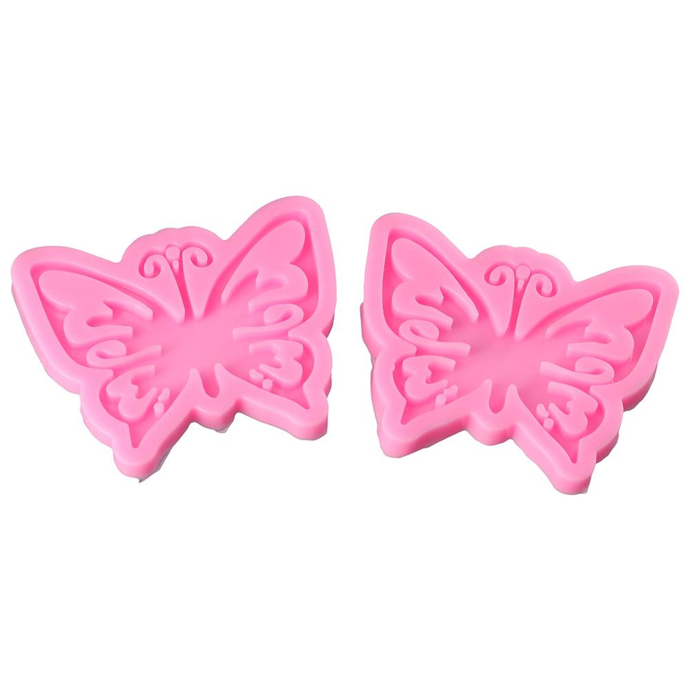 

2 шт. 7,2*4,4 см форма бабочки, силиконовая форма из смолы, силиконовая катушка для значка, формы для брелок из смолы