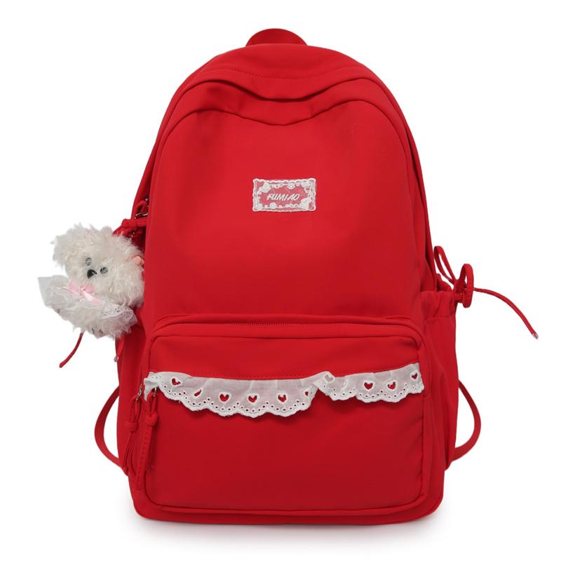 Zaino in Pizzo da Donna Zaino Studenti Grande Capacità Zaino Scolastico Zaino da Campus