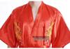 Men's Retro Long Dragon Embroidered Silk Tang Suit Pajama Robe