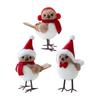 Durable Fabric Covered Foam Bird Hanging Decoration For Festival Indoors Outdoor Christmas Displays