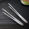 Pinzas largas para parrilla de acero inoxidable, pinzas para carne de barbacoa, agarre antideslizante, herramienta de cocina para cocinar a la parrilla, accesorios para hornear