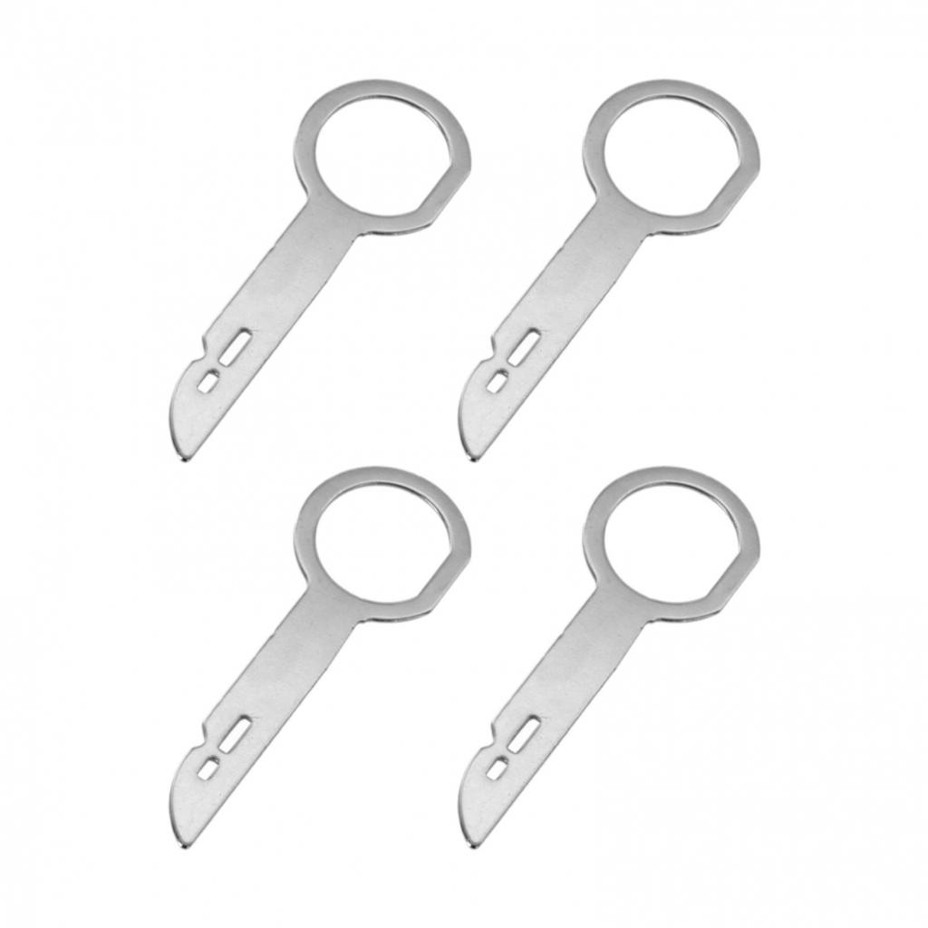 Efficient Metal Radio Removal Tool for Ford For Mercedes Set of 4 Keys
