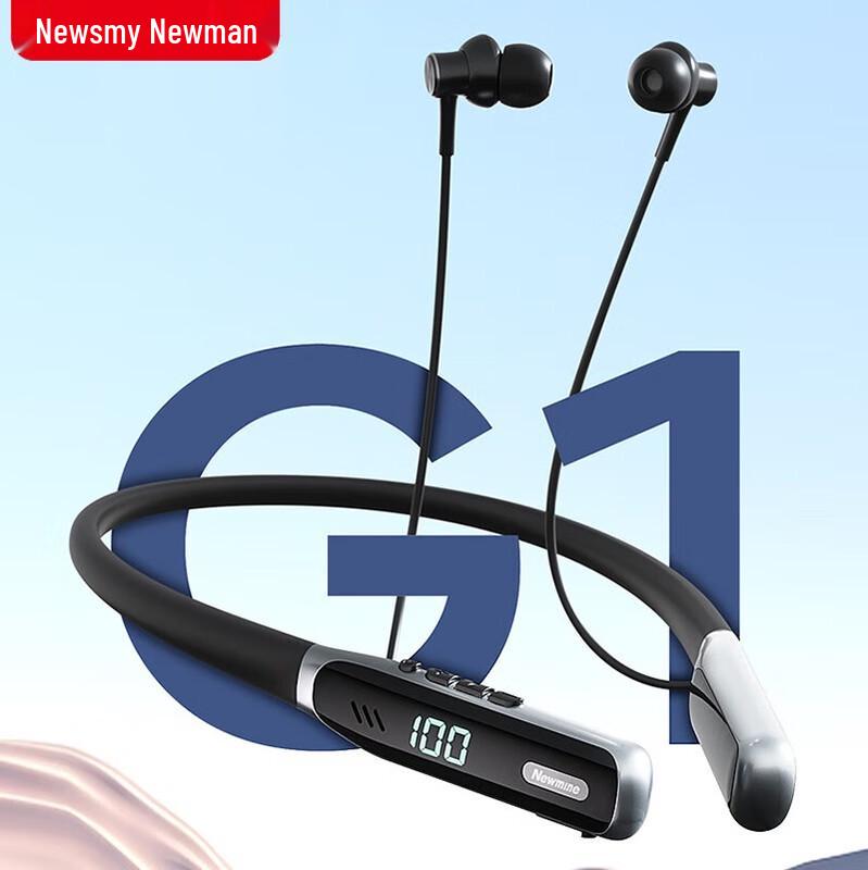 Newman TWS-G1 Wireless Neckband Bluetooth Earphones