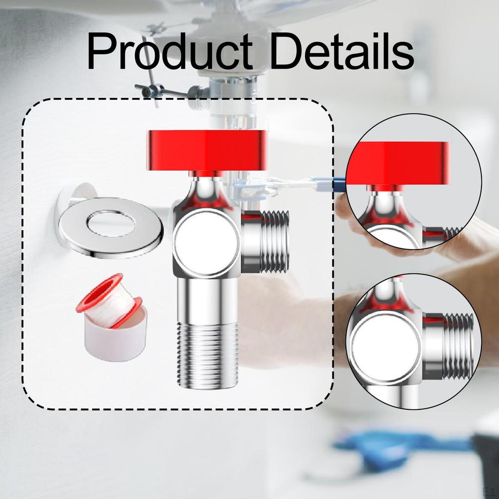 Eckventil Badarmatur Wasserzuleitungsteile Zubehör Toilettenanschluss Druck