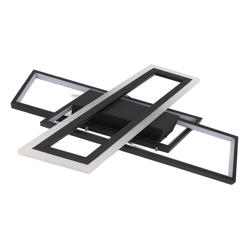 Modern LED Ceiling Light Memory Function Stepless Dimmable Rectangle Geometrical Flush Mount