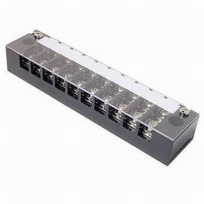 Sato Parts Relay Terminal ML-20-10P 2-Row Block, 250V-20A, 10-Pole