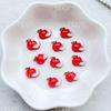 50 Stück Neue Nagelkunst Mini Weihnachtsfrüchte wie Kirschen Erdbeeren Charms Strasssteine DIY Bastelartikel für Nägel 3D Dekorationen