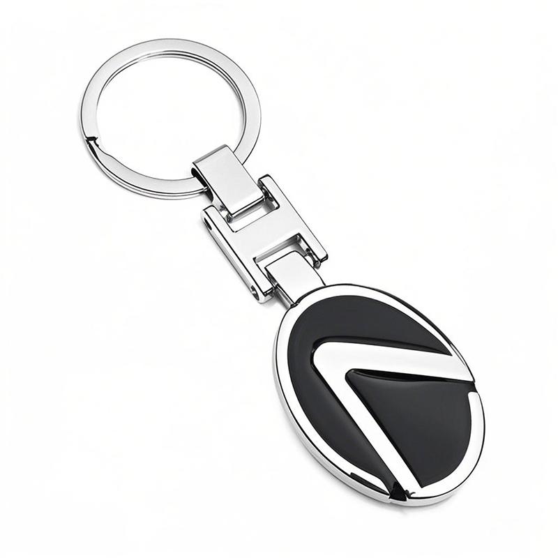 

Car Badge Keychain Zinc Alloy Keyring Pendant Accessories For Lexus ES RX NX LS UX LM LX GX LC RZ IS CT GS RC HS SC TX LBX IS300