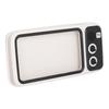 Retro TV Shaped HD Stereo   Speaker Loudspeaker for Under 6   Mobile Phone Stand White