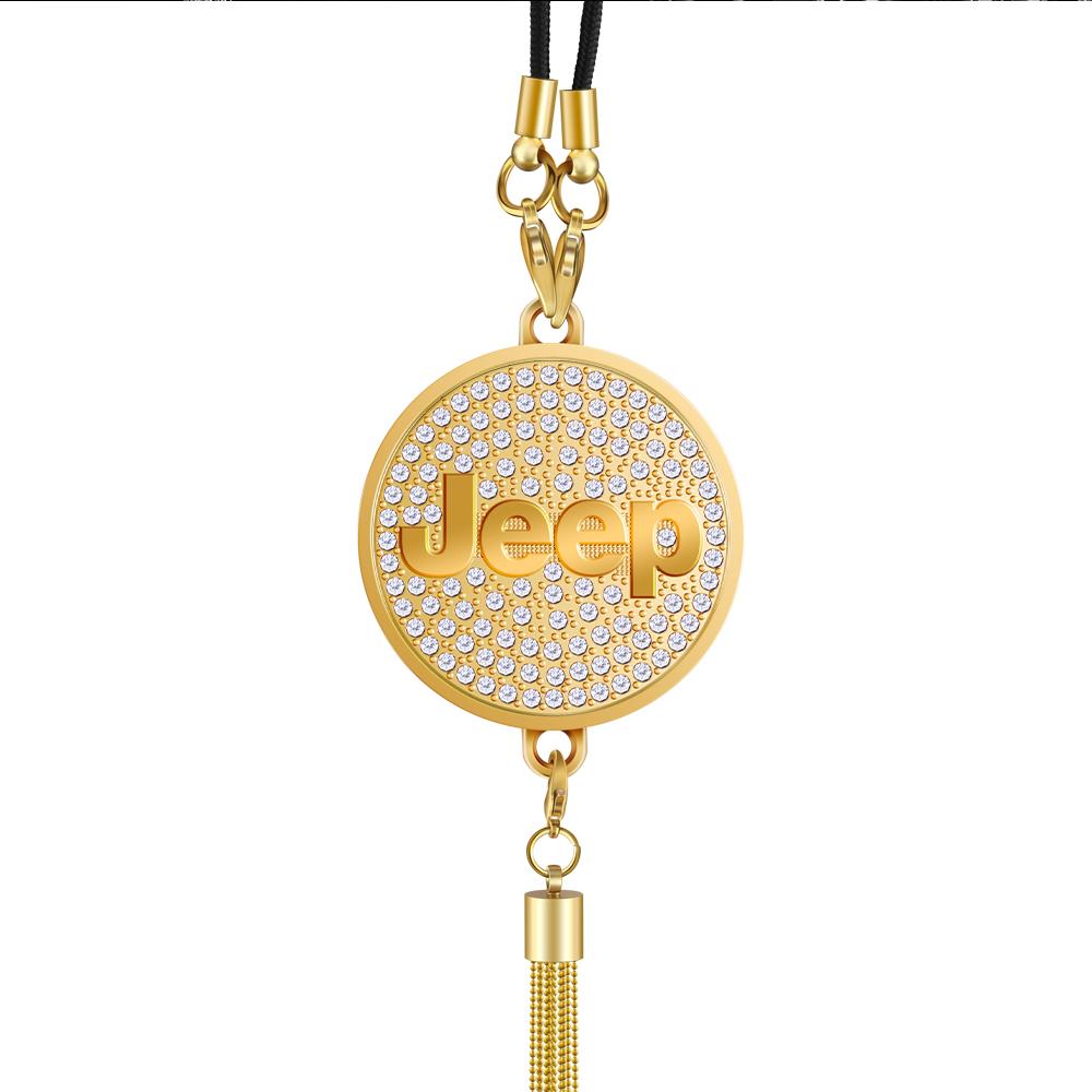 Car Diamond Styling Ornaments Auto Rearview Mirror Pendant For JEEP JPB Renegade Patriot Wrangler Cherokee Compass GrandCherokee