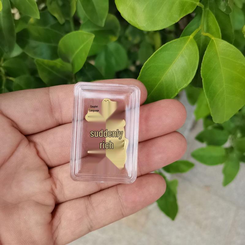 Gold 999 Leaf Phone Sticker: Wealth-Attracting Back Sticker, Ideal Birthday Gift