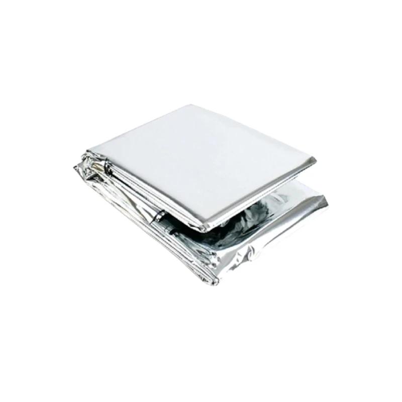 Outdoor Notfall Gold-Silber Überlebensdecke Wasserdicht Erste Hilfe Rettungsvorhang Folie Thermische Militärdecke 130X210Cm