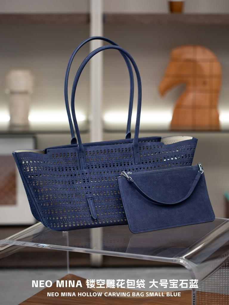 Neo Leather Version Edition Large Capacity Hollow Handbag Tote Bag Organizer Womens Bag