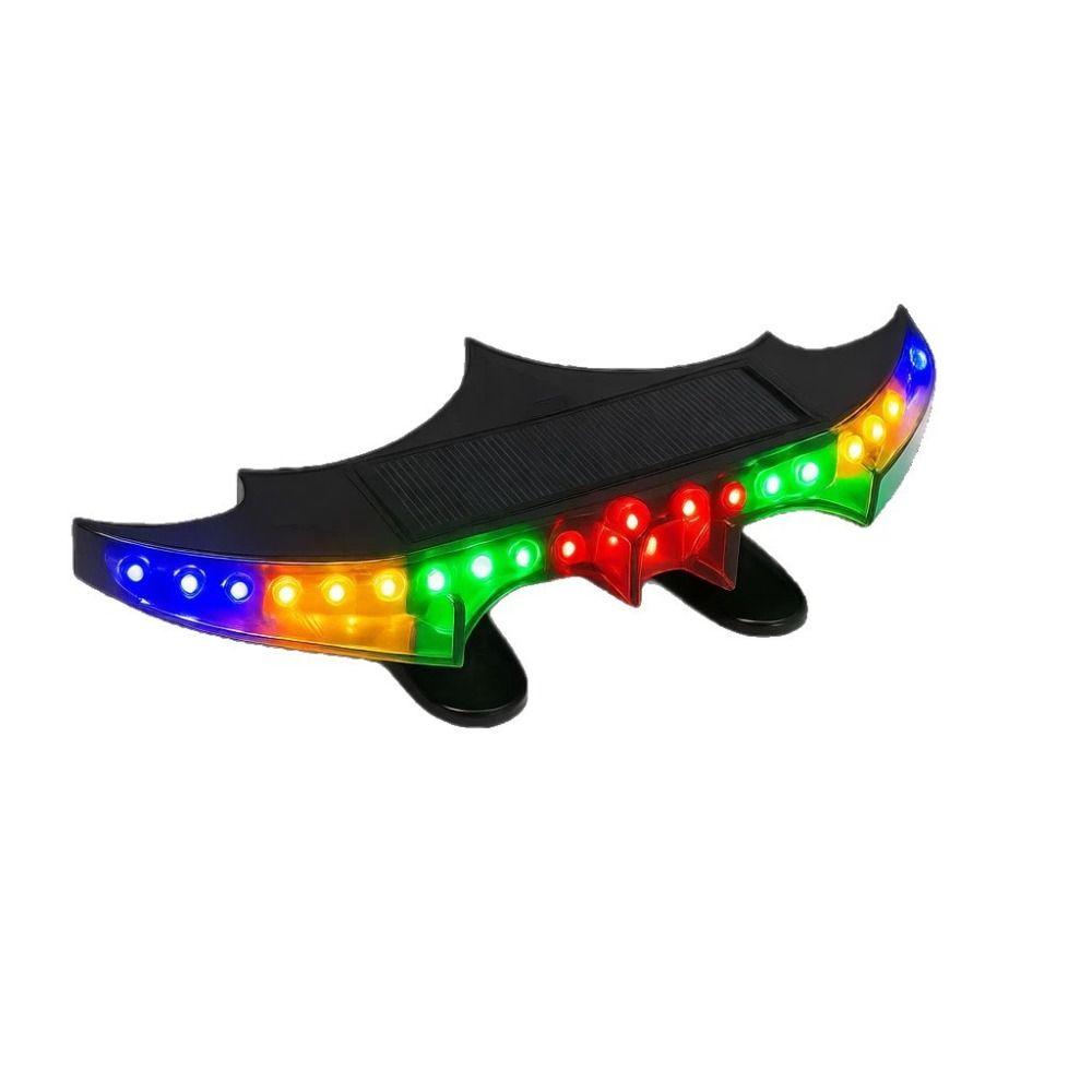 Creative Solar Car Tail Light Safety Anti-Collision Light Flashing Warning Light Auto Decoration