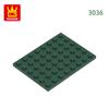 15Pcs/Lot 3036 6x8 Dots Plate Construction Bricks Basic Components Board Blocks Works With all Brand Playthings Ideal For Children Gift Idea Box