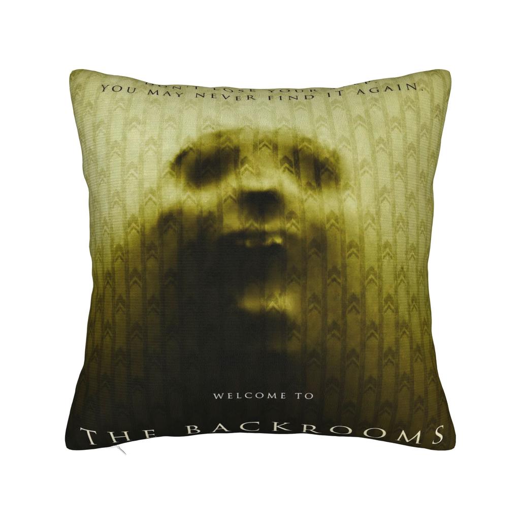 Decorative Pillowcase Backrooms Horror Movie 2026 Merch Sofa  Pillow Case Cover Square Multi-Size